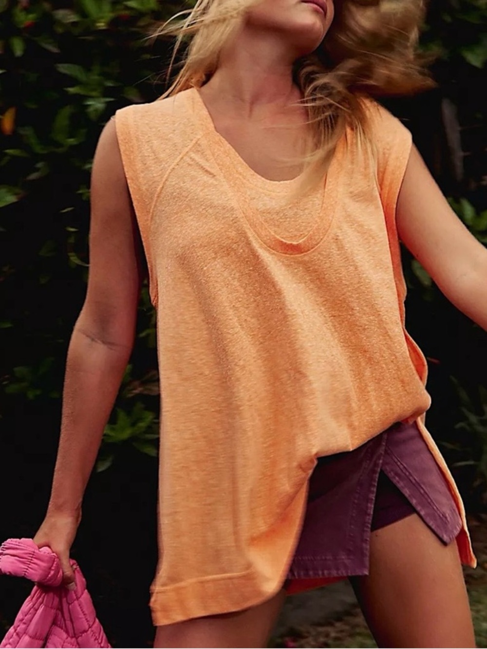 FP Movement by Free People Peach Muscle Tee